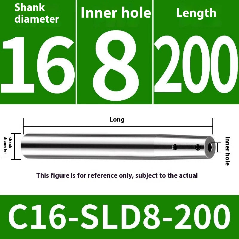 2059-High precision side solid SLD extension rod CNC milling cutter extended rod small diameter straight handle deep cavity avoidance C12C16C20 Shandong Denso Pricision Tools Co.,Ltd.
